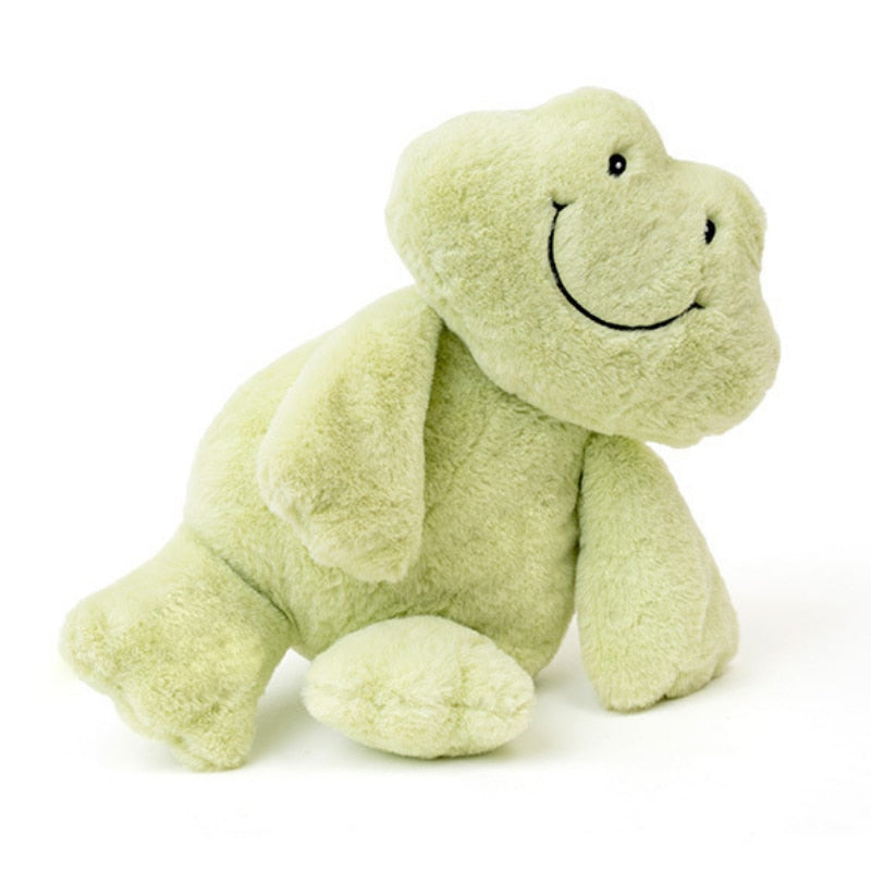 Green Frog Plush Toy 40cm Build A Bear Soft Stuffed Doll Smile Frog Plushie Doll Toy High-Grade Kids Gift Room Decor ShopOnlyDeal