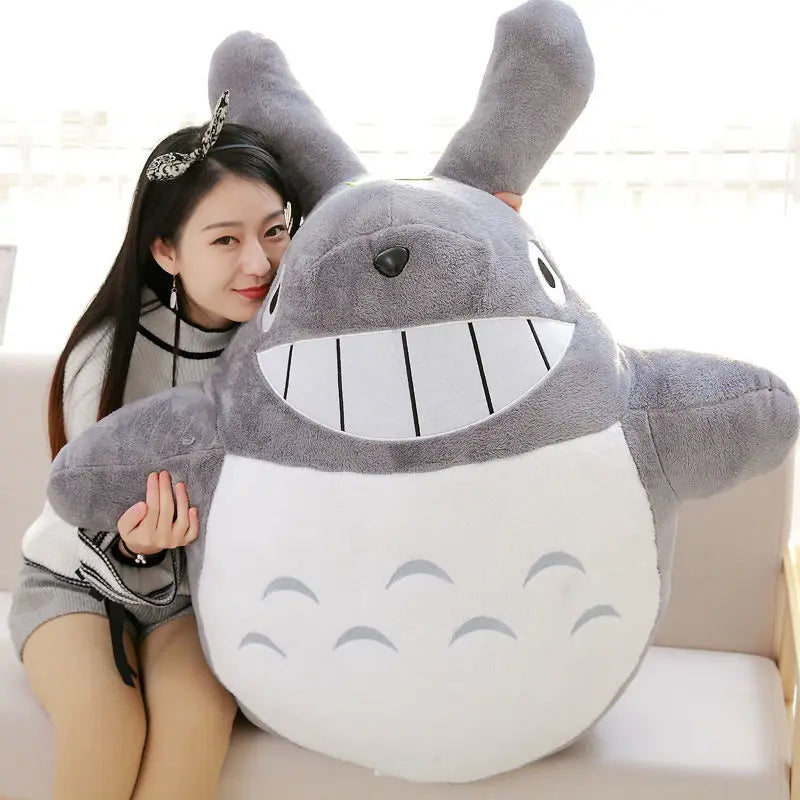 30-60cm Totoro Plush Toy Cute Plush Cat Japanese Anime Figure Doll Plush Totoro With Lotus Leaf Kids Toy Birthday Christmas Gift ShopOnlyDeal