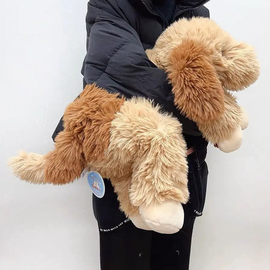 New 60/70cm Long Fur Dog Plush toy Doll Cute Animal Plushie Doll Kawaii Soft Stuffed Model Room Decor Birthday Gifts ShopOnlyDeal