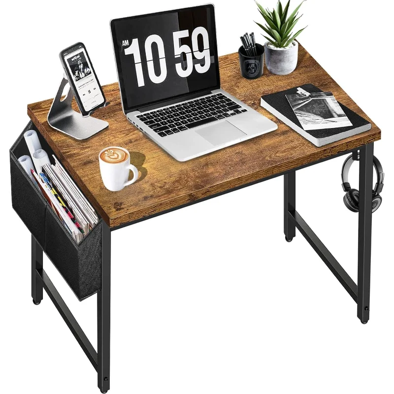 Small Desk for Small Spaces - Student Kids Study Writing Computer Table for Home Office Bedroom School Work ShopOnlyDeal