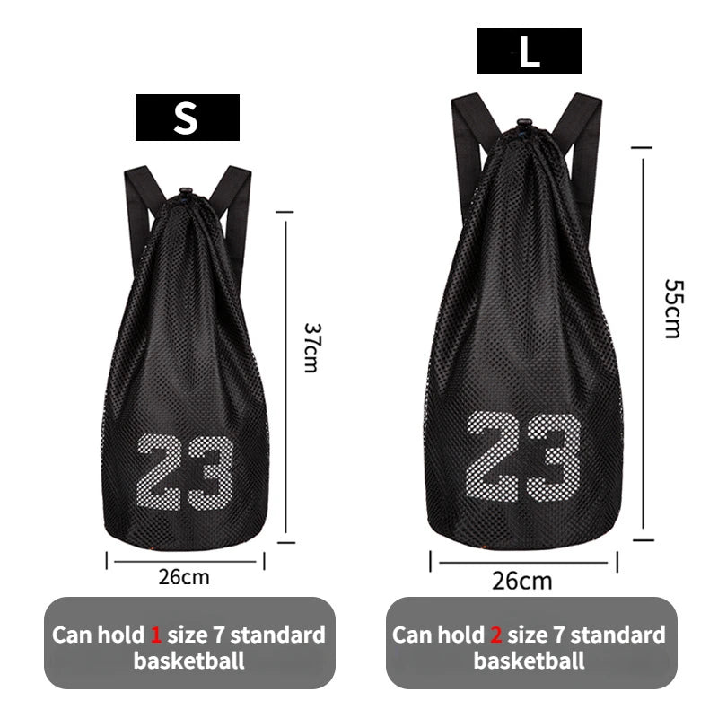 Basketball BagBasketball BagTraining Sports Backpack Fitness Backpack Storage BagFootball Volleyball Net Pocket Bag ShopOnlyDeal