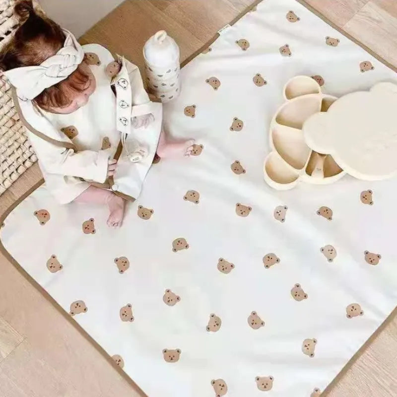 Waterproof Baby Diaper Changing Mat | Washable Newborn Urine Pad | Reusable Diapers Pad for Cribs & Cradles ShopOnlyDeal