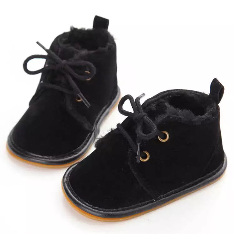 New Snow Baby Booties Shoes Baby Boy Girl Shoes Crib Shoes Winter Warm Cotton Anti-slip Sole Newborn Toddler First Walkers Shoes ShopOnlyDeal