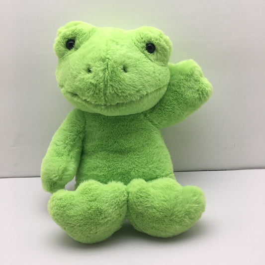 Green Frog Plush Toy 40cm Build A Bear Soft Stuffed Doll Smile Frog Plushie Doll Toy High-Grade Kids Gift Room Decor ShopOnlyDeal
