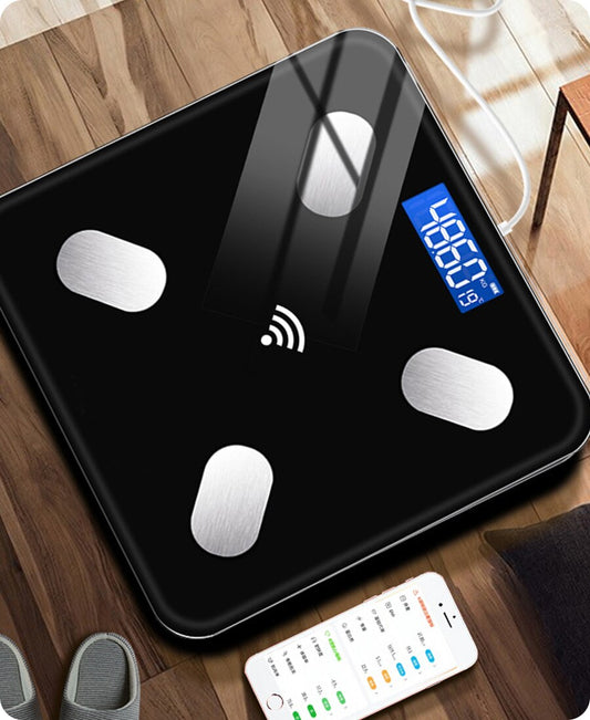 Intelligent Body Fat Scale Charging Electronic Weighing Scale Household Scale Bluetooth Adult Fat Scale Weigh ShopOnlyDeal