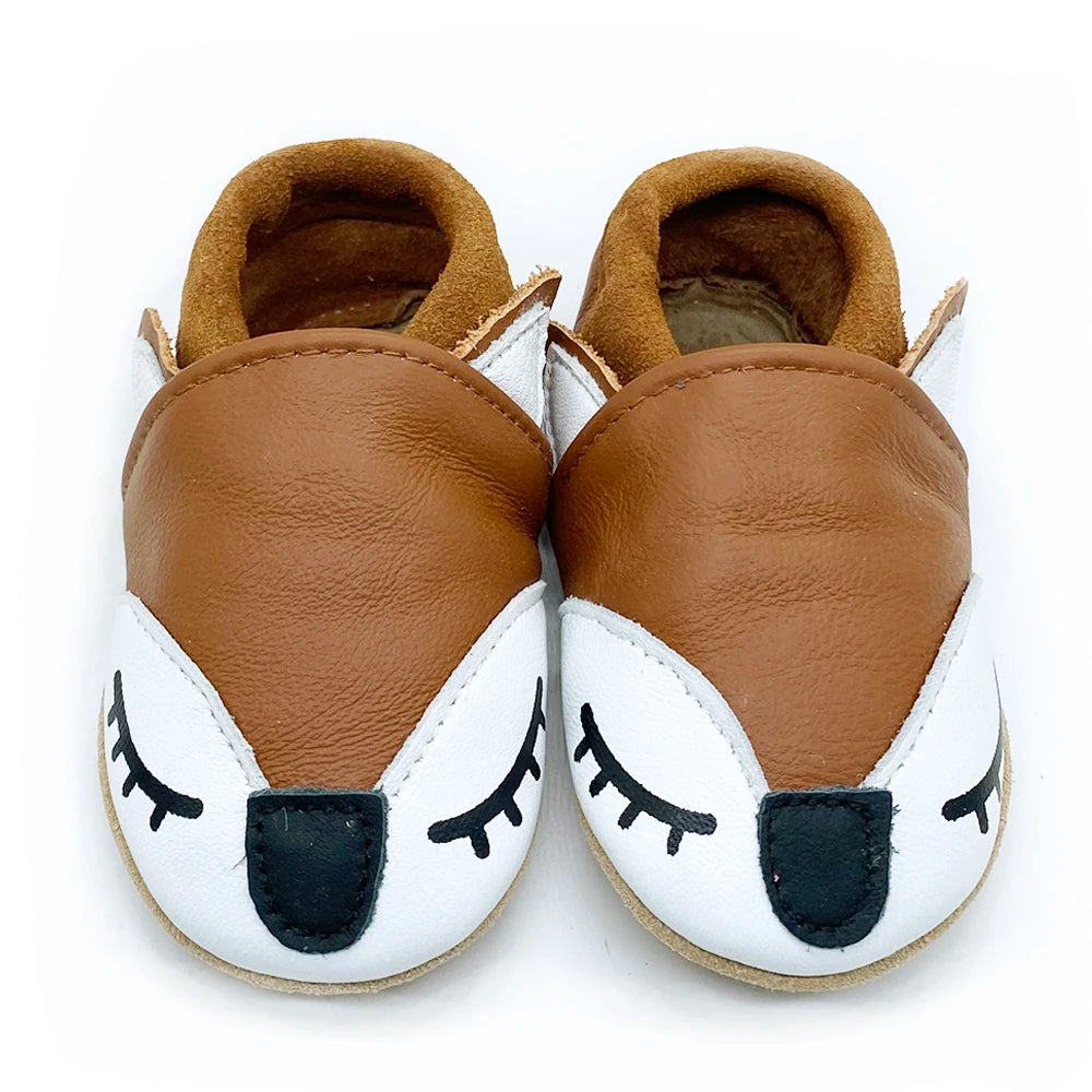 Baby Shoes Cow Leather Bebe Booties Soft Soles Non-Slip Footwear For Infant Toddler First Walkers Boys And Girls Slippers ShopOnlyDeal