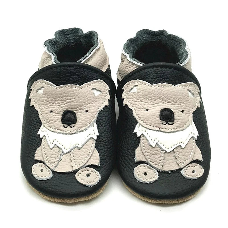 Baby Shoes Cow Leather Bebe Booties Soft Soles Non-Slip Footwear For Infant Toddler First Walkers Boys And Girls Slippers ShopOnlyDeal