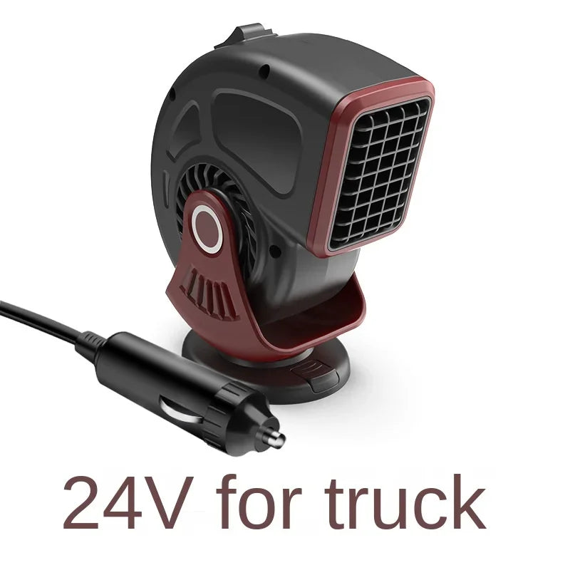 2 IN1 12V 150W Portable Car Heater Electric Cooling Heating Fan 360-Degree Electric Dryer Windshield Defogging Demister Defroste ShopOnlyDeal