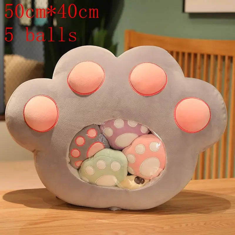 Kawaii Animal Balls Pudding Candy Bag Pillow Plush Stuffed Mini Doll of Donut Boba Milk Tea Bat Newt Cat Nap Plushie ShopOnlyDeal