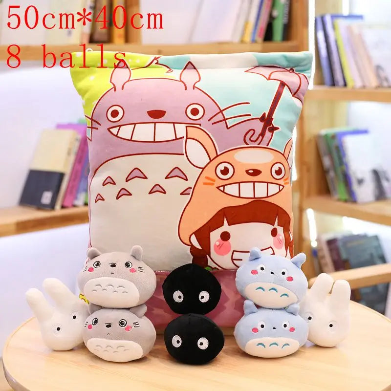 Kawaii Animal Balls Pudding Candy Bag Pillow Plush Stuffed Mini Doll of Donut Boba Milk Tea Bat Newt Cat Nap Plushie ShopOnlyDeal