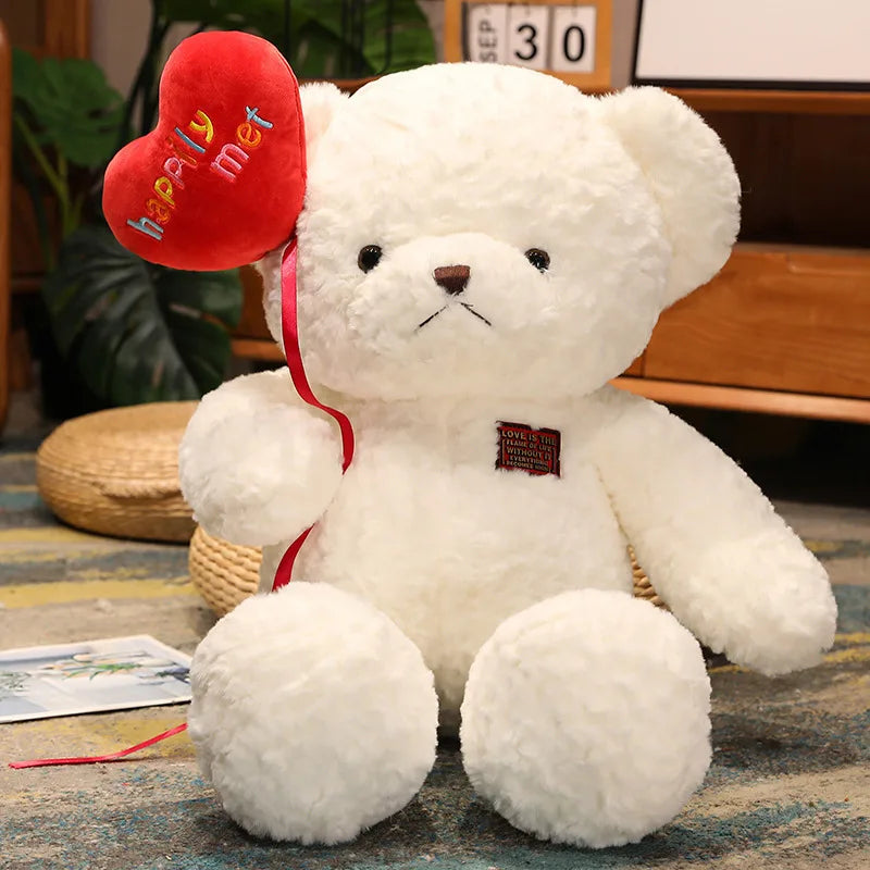 New confession love balloon teddy bear plush toys creative send girls Tanabata Valentine's Day dolls ShopOnlyDeal