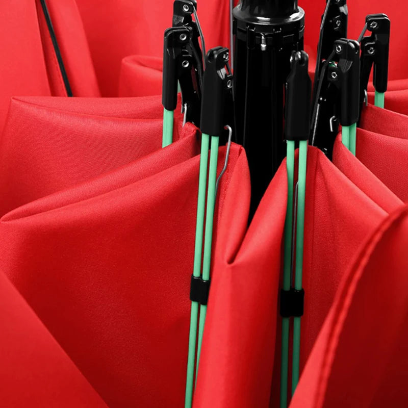 Portable Automatic Umbrella Windproof Strong Transparent Luxury Umbrella Luxury Guarda Chuvas Household Merchandises YYY45XP ShopOnlyDeal