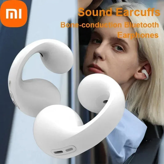 Xiaomi Sound Earcuffs Wireless Bluetooth Earphones Earring TWS Ear Hook Headphones Waterproof Sport Earbuds Headset With Mic ShopOnlyDeal
