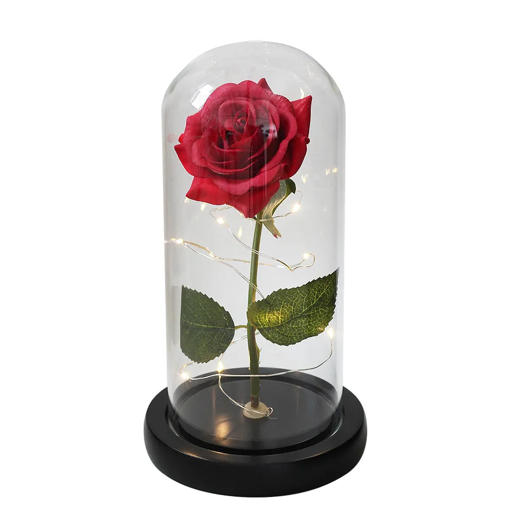 Galaxy Rose Artificial Flowers Beauty and the Beast Rose Wedding Decor Creative Valentine's Day Mother's Gift ShopOnlyDeal