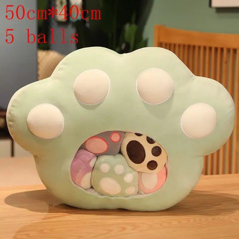 Kawaii Animal Balls Pudding Candy Bag Pillow Plush Stuffed Mini Doll of Donut Boba Milk Tea Bat Newt Cat Nap Plushie ShopOnlyDeal