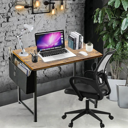 Small Desk for Small Spaces - Student Kids Study Writing Computer Table for Home Office Bedroom School Work ShopOnlyDeal