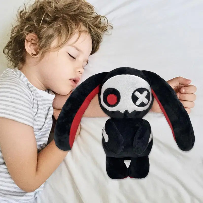 New Dark Reborn Rabbit Doll Plush Toy - Dreadful Scary Bunny Plush Pillow - Gothic Home Decor - Long Ears Rabbit Horror Doll - Kids Toys ShopOnlyDeal