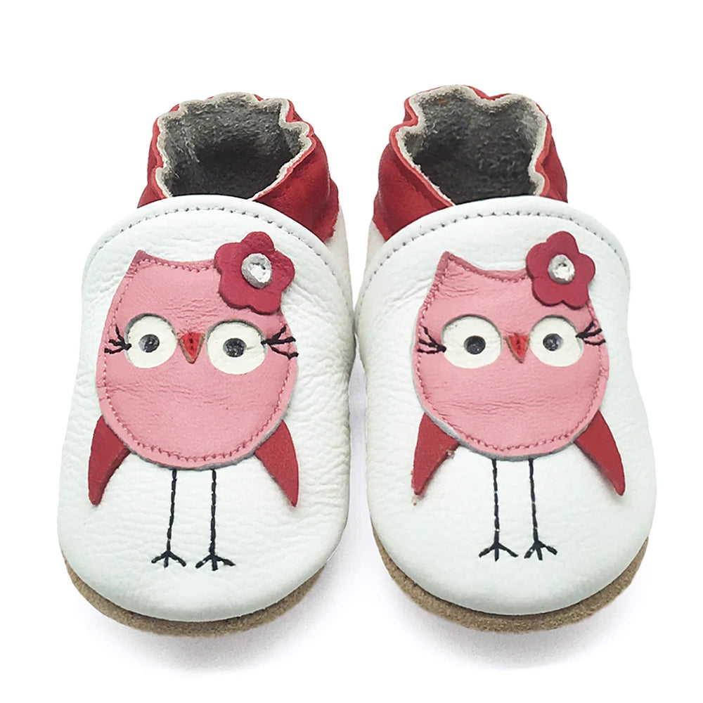 Baby Shoes Cow Leather Bebe Booties Soft Soles Non-Slip Footwear For Infant Toddler First Walkers Boys And Girls Slippers ShopOnlyDeal