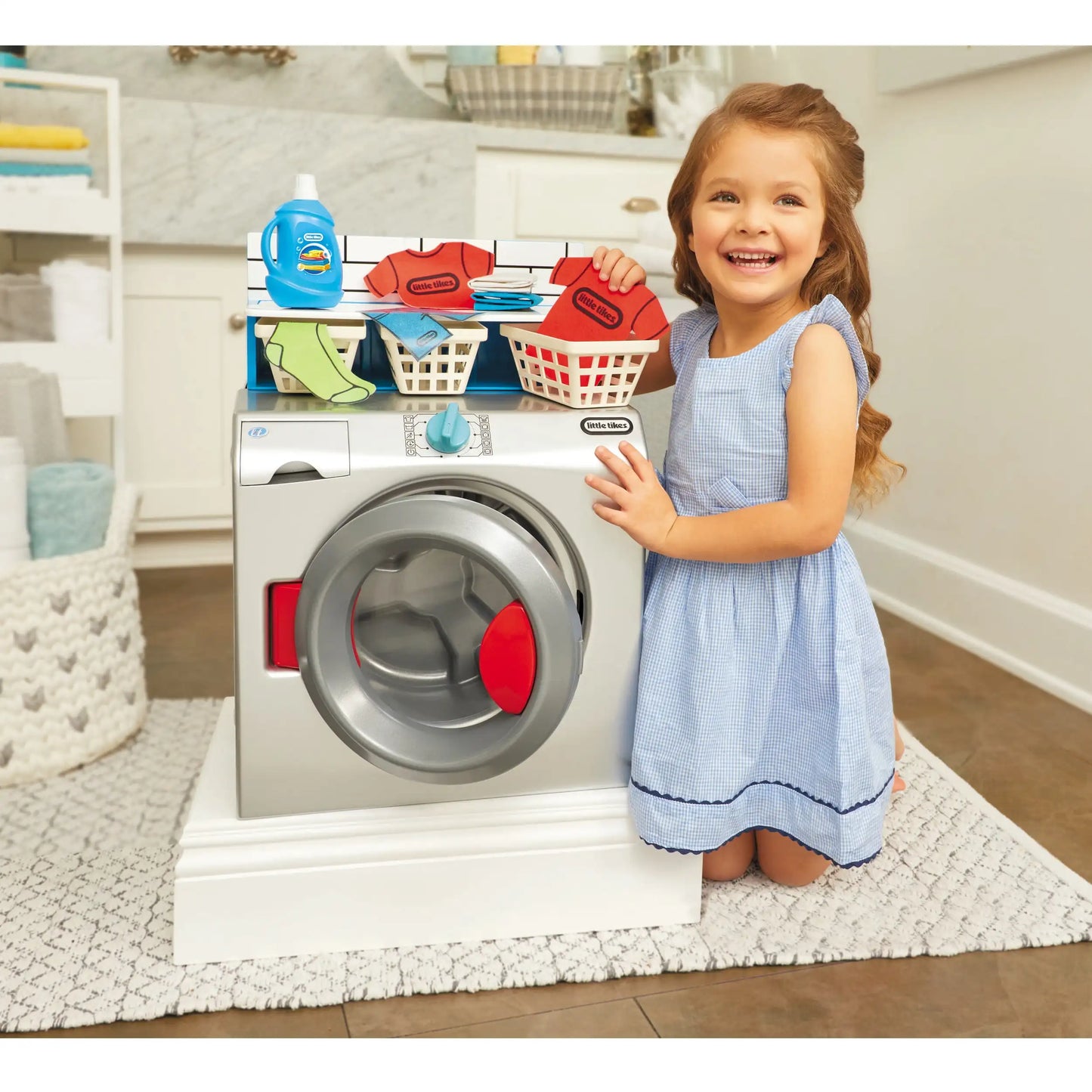 Kids First Washer-Dryer Realistic Pretend Play Appliance for Kids Toys ShopOnlyDeal