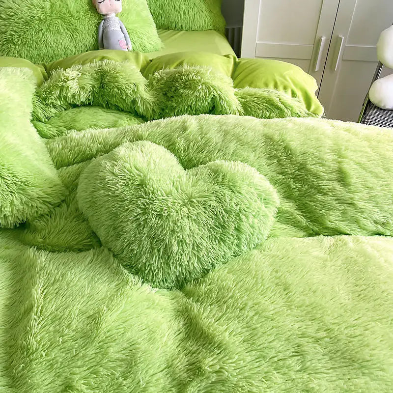 Long Shaggy Throw Blanket Bedding Sheet Large Size Warm Soft Thick Fluffy Sofa Sherpa Blankets Pillowcase Comforter Cover ShopOnlyDeal