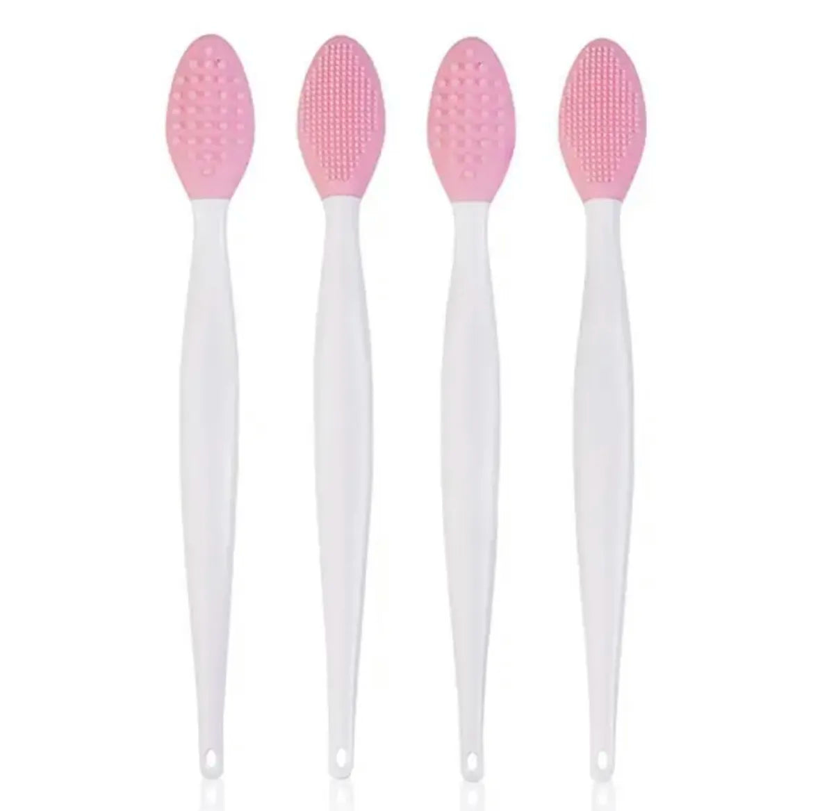 1PC/4PCS  Beauty Skin Care Wash Face Silicone Brush Exfoliating Nose Clean Blackhead Removal Brushes Tools With Replacement Head ShopOnlyDeal