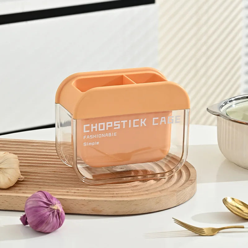 Chopsticks cage Household chopsticks knife and fork drain storage rack Kitchen organizer shelf ShopOnlyDeal