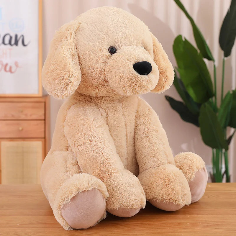 Big 60cm Lovely Golden Retriever Dog Plush Toys Kawaii Labrador Dog Dolls Stuffed Soft Animal Dolls Home Decor Gift For Children ShopOnlyDeal