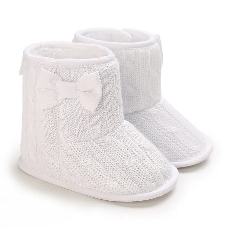 Winter Boots Baby Boy Girl Booties Snow Soft-sole Anti-slip Warm Flat Infant First Walker Baby Crib Shoes Corduroy boots 0-18M ShopOnlyDeal