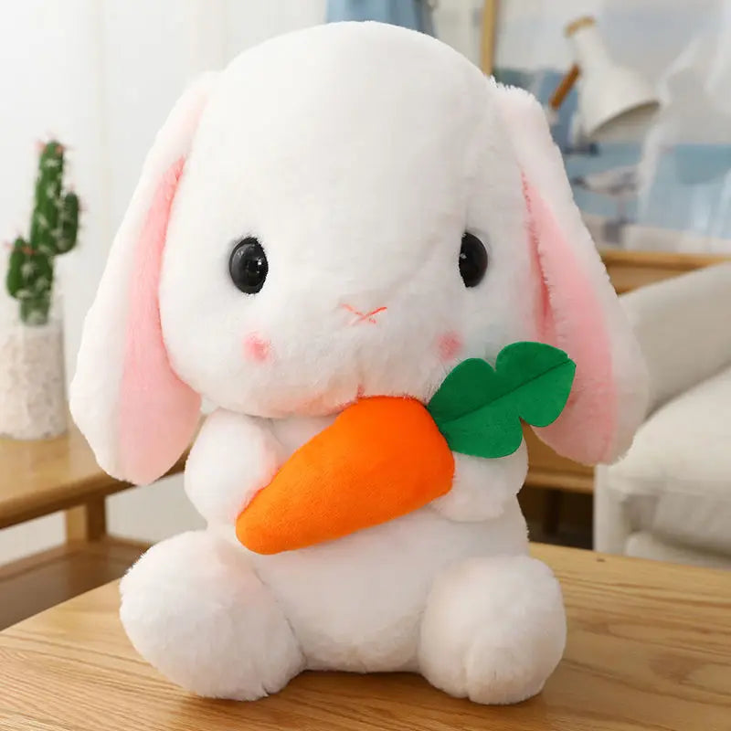 Cute Stuffed Rabbit Plush Soft Cushion Bunny Kid Pillow Doll Birthday Gifts For Children Baby Accompany Sleep Toys Gifts Toys ShopOnlyDeal