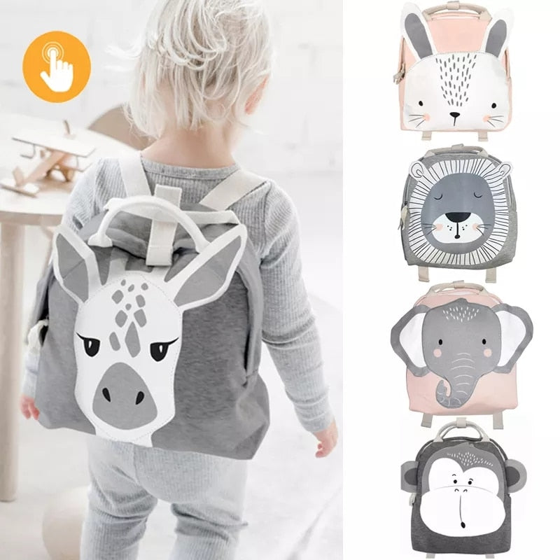 Children Backpack Toddler Kids School Bag Backpack For Baby Kids Cute School bag boy girl light Bag Rabbit Butterfly lion Bag ShopOnlyDeal