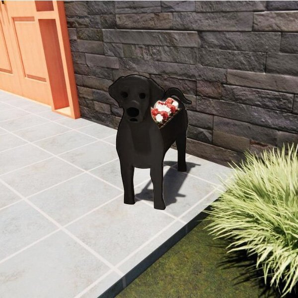 Dog Planter Garden Flower Pot Dog Shape Planter Schnauzer Bulldog Poodle Corgi Yorkshire Vase Pots DIY PVC Flower Planters Garden Home Decor ShopOnlyDeal