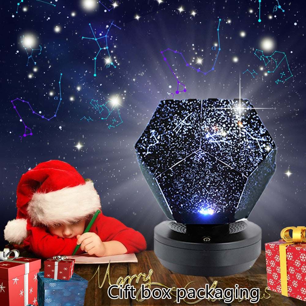 Galaxy Projector - Nightlights Star Light Space - Rechargeable Lamp for Decoration  -Bedroom Gift Children Night Light ShopOnlyDeal