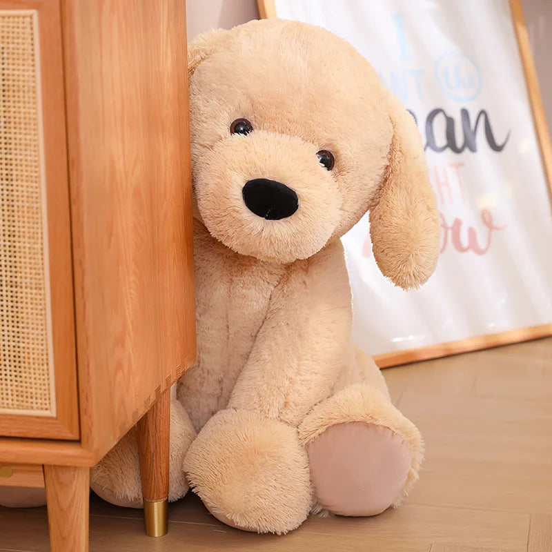 Big 60cm Lovely Golden Retriever Dog Plush Toys Kawaii Labrador Dog Dolls Stuffed Soft Animal Dolls Home Decor Gift For Children ShopOnlyDeal