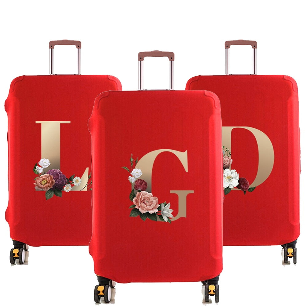 Travel Suitcase Dust Letter Luggage Protective Elastic Luggage Cover for 18-28 Inch Trolley Case Gold  Series Travel Accessories ShopOnlyDeal