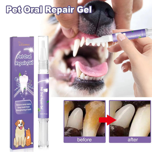 Pet teeth cleaning Tooth Whitening Pen Suitable for dogs and cats Remove bad breath Pet Oral Care ShopOnlyDeal