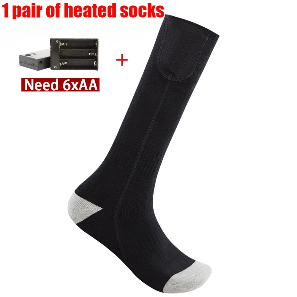 Electric Socks Rechargeable Electrically Heated Warm Hiking  Hunting Three-Speed Temperature Control Comfortable Winter Outdoor Sports ShopOnlyDeal