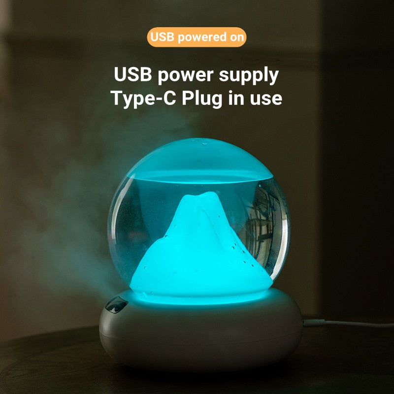 Volcano Humidifier Home Large Capacity Electric Double Spray Humidifier USB Aromatherapy Essential Oil Diffuser Ultrasonic Aroma Air Humidifiers ShopOnlyDeal