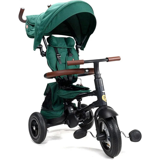 Premium Luxury Foldable Trike for Toddlers Featuring Leather touchpoints, Push & Fold Tricycle,Cycling ShopOnlyDeal