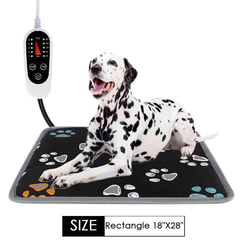 Dog Warm Bed Winter Electric Heating Pad Blanket Pet Pad Bed Cat Dogs Winter Warm Pad Home Office Chair Heating Pad Dog Beds Cat ShopOnlyDeal