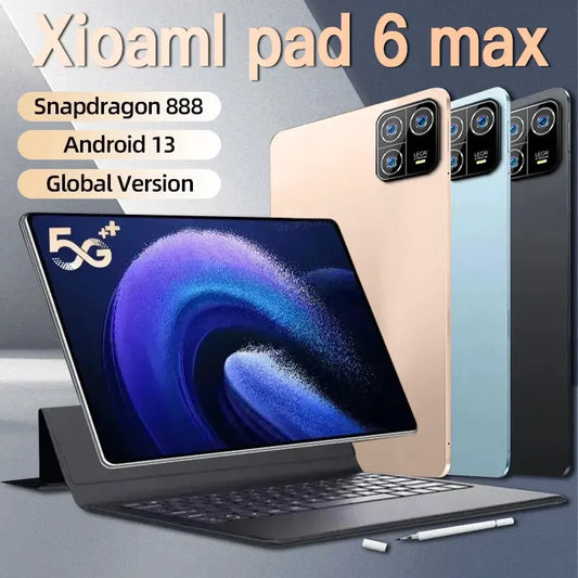 Original New Tablet PC Mi Pad 6 Max 16G+1TB Android13 Tablets 11.0inch 8800mAh Tablets Global 5G Dual SIM Card mi Pad 6 Pro ShopOnlyDeal