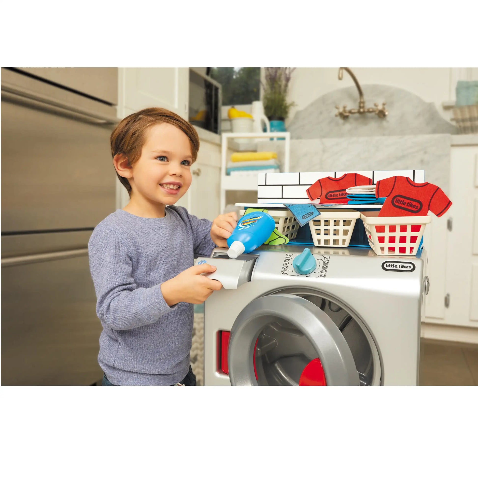 Kids First Washer-Dryer Realistic Pretend Play Appliance for Kids Toys ShopOnlyDeal