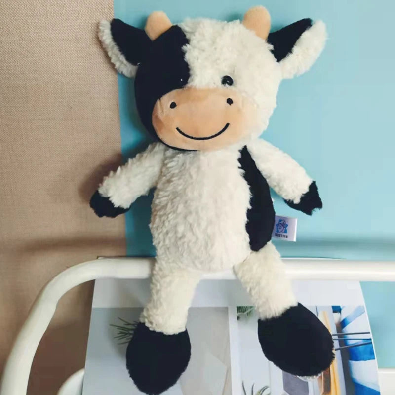 Soft Plushie Cow Toys 23/30cm Stuffed Animal Milk Cattle Dolls For Kids Appease Toy Cute Cow Nap Plush Pillow Gifts For Friends ShopOnlyDeal