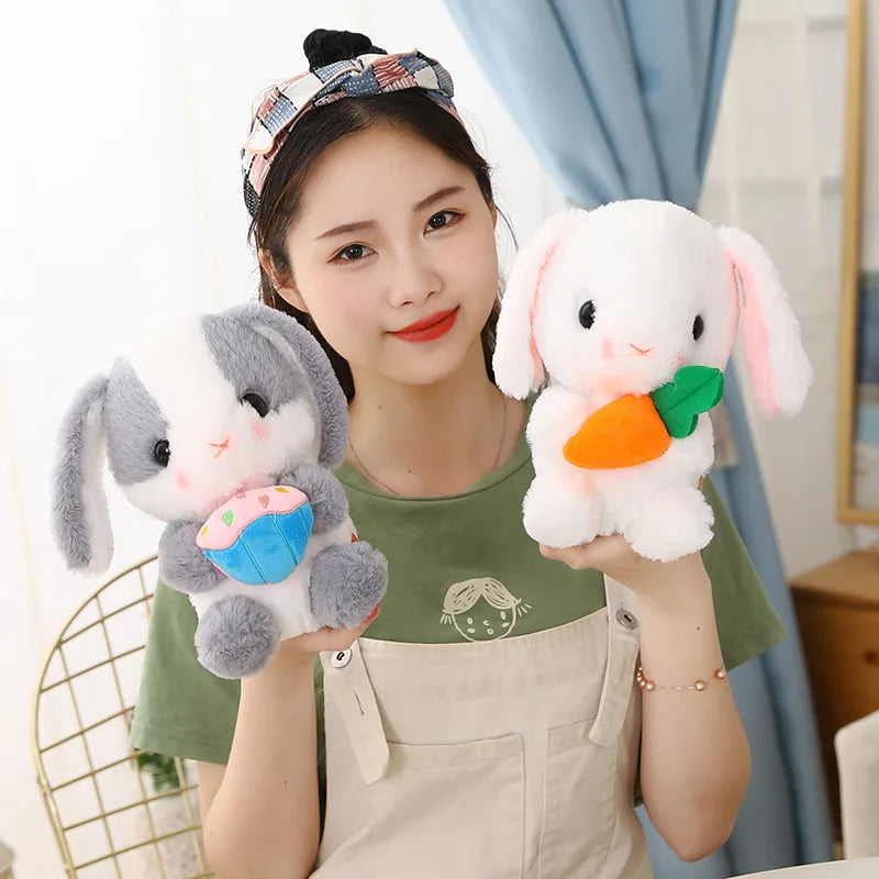 Cute Stuffed Rabbit Plush Soft Cushion Bunny Kid Pillow Doll Birthday Gifts For Children Baby Accompany Sleep Toys Gifts Toys ShopOnlyDeal