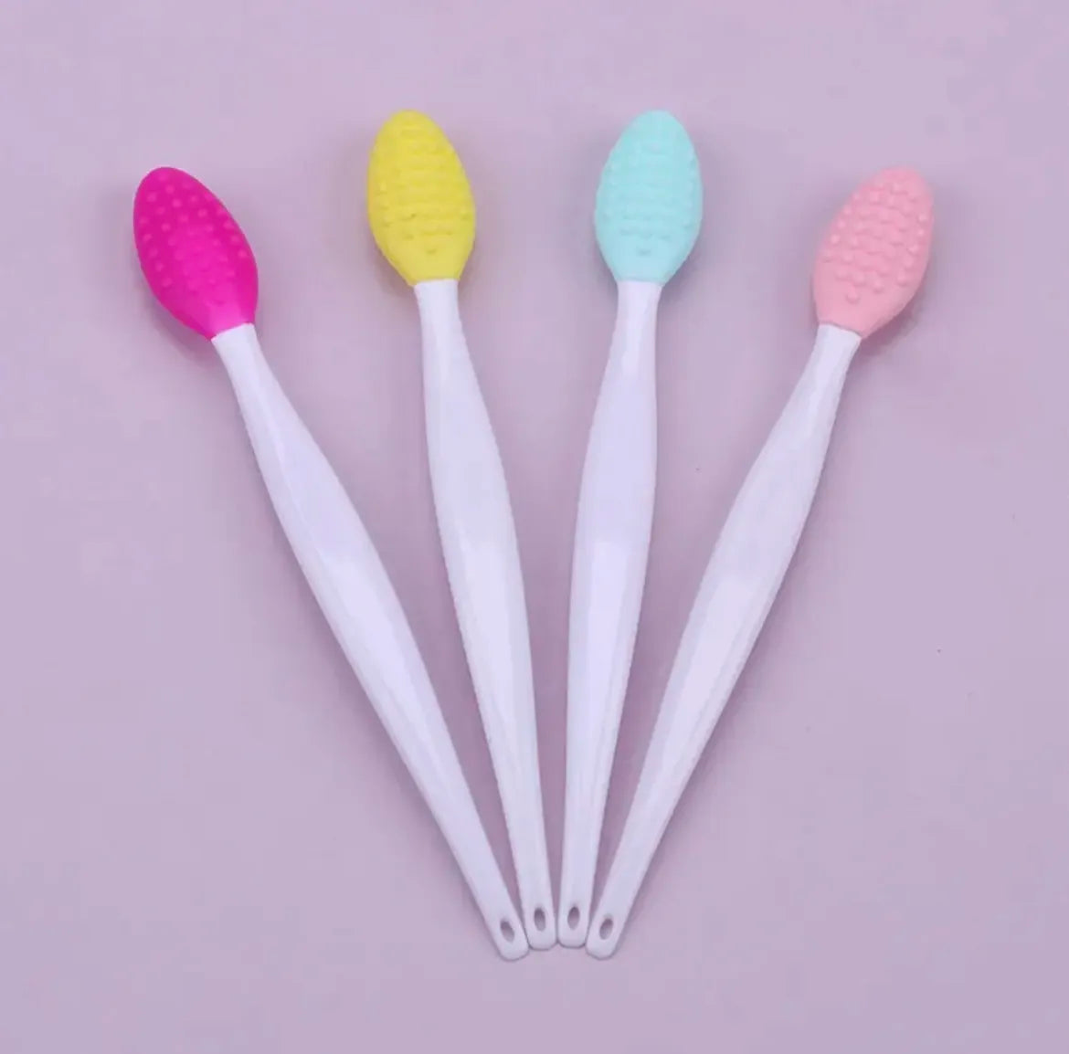 1PC/4PCS  Beauty Skin Care Wash Face Silicone Brush Exfoliating Nose Clean Blackhead Removal Brushes Tools With Replacement Head ShopOnlyDeal