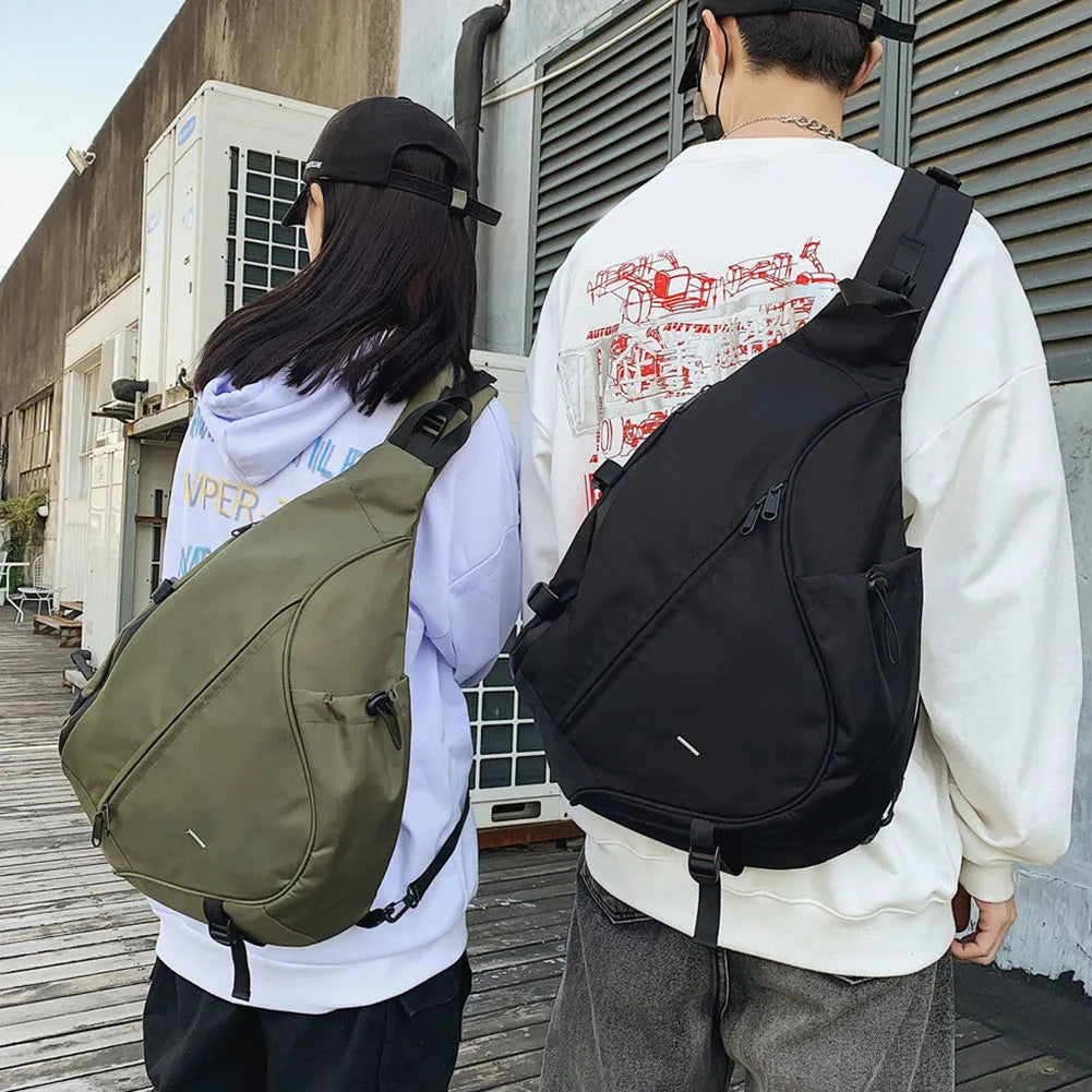 Men Shoulder Bags Nylon Waist Packs Sling Bag Crossbody Outdoor Sport Shoulder Chest Bag Pack Daily Picnic Messenger Bag Bolsa ShopOnlyDeal