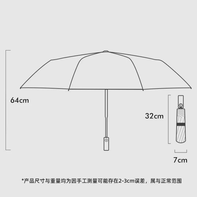 Portable Automatic Umbrella Windproof Strong Transparent Luxury Umbrella Luxury Guarda Chuvas Household Merchandises YYY45XP ShopOnlyDeal