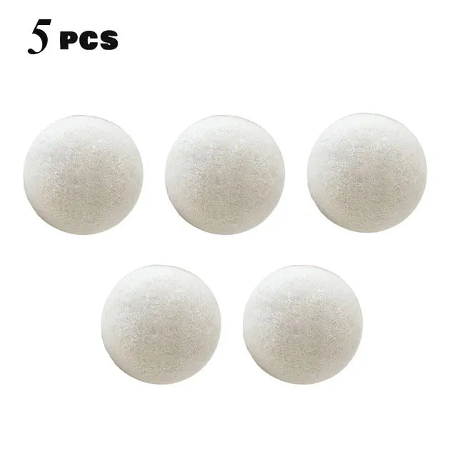 Wool Dryer Balls Fabric Virgin For Dry Machine Reusable Natural Softener Fleece Balls Home Drying Clothes Dryer Special Balls ShopOnlyDeal