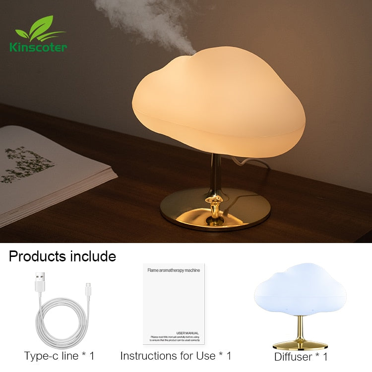 Rain Cloud Humidifier Dropping Aroma Essential Oil Diffuser 270ML USB Air with LED Color Night Light for Aromatherapy Spa Home ShopOnlyDeal