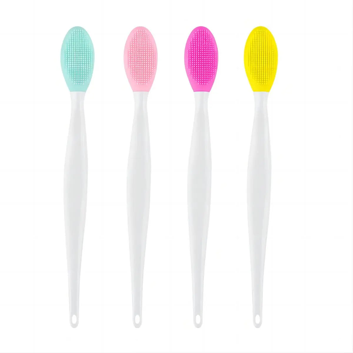 1PC/4PCS  Beauty Skin Care Wash Face Silicone Brush Exfoliating Nose Clean Blackhead Removal Brushes Tools With Replacement Head ShopOnlyDeal