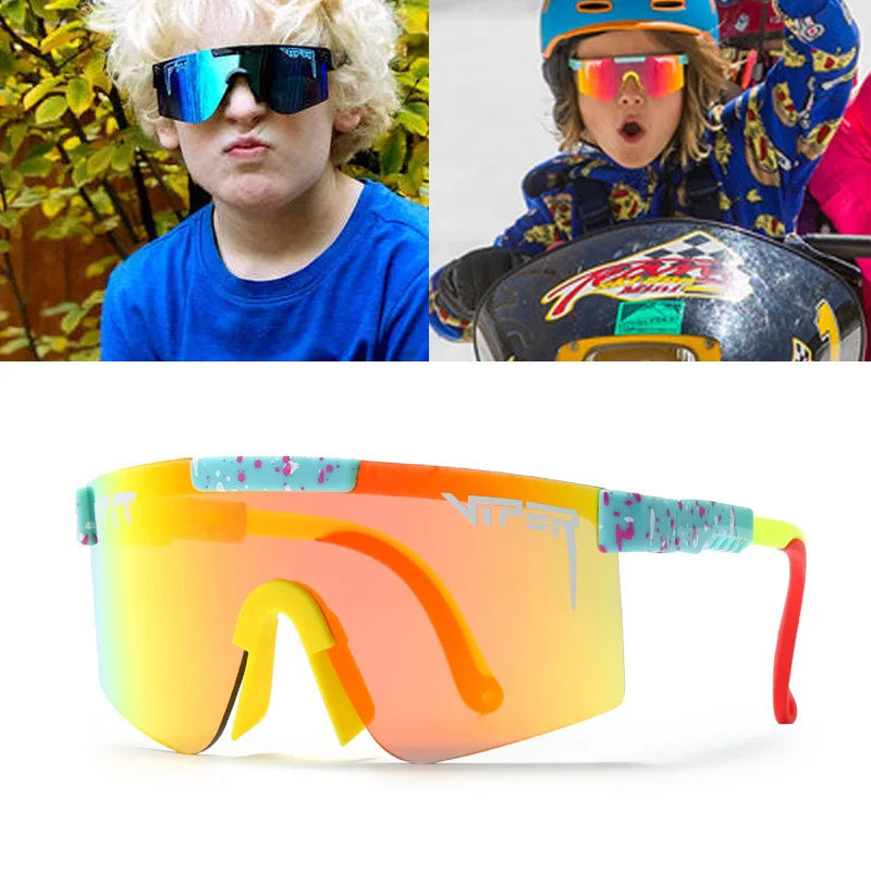 Kids About Age 10-16 UV400 Sunglasses For Boys Girls Outdoor Sport Fishing Eyewear Sun Glasses Without Box ShopOnlyDeal